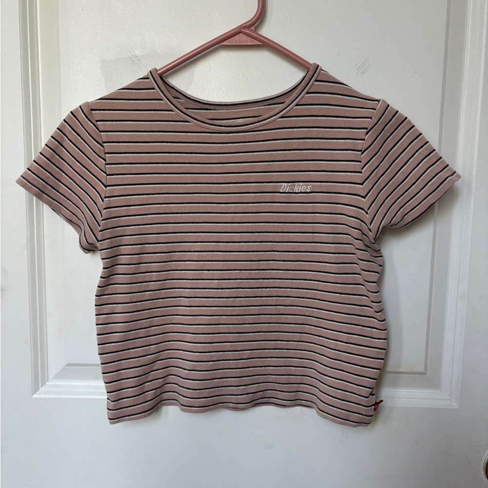 Dickies Baby Tee in Purple Stripes